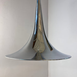 Trichterlampe Chrom Halo Tech Design