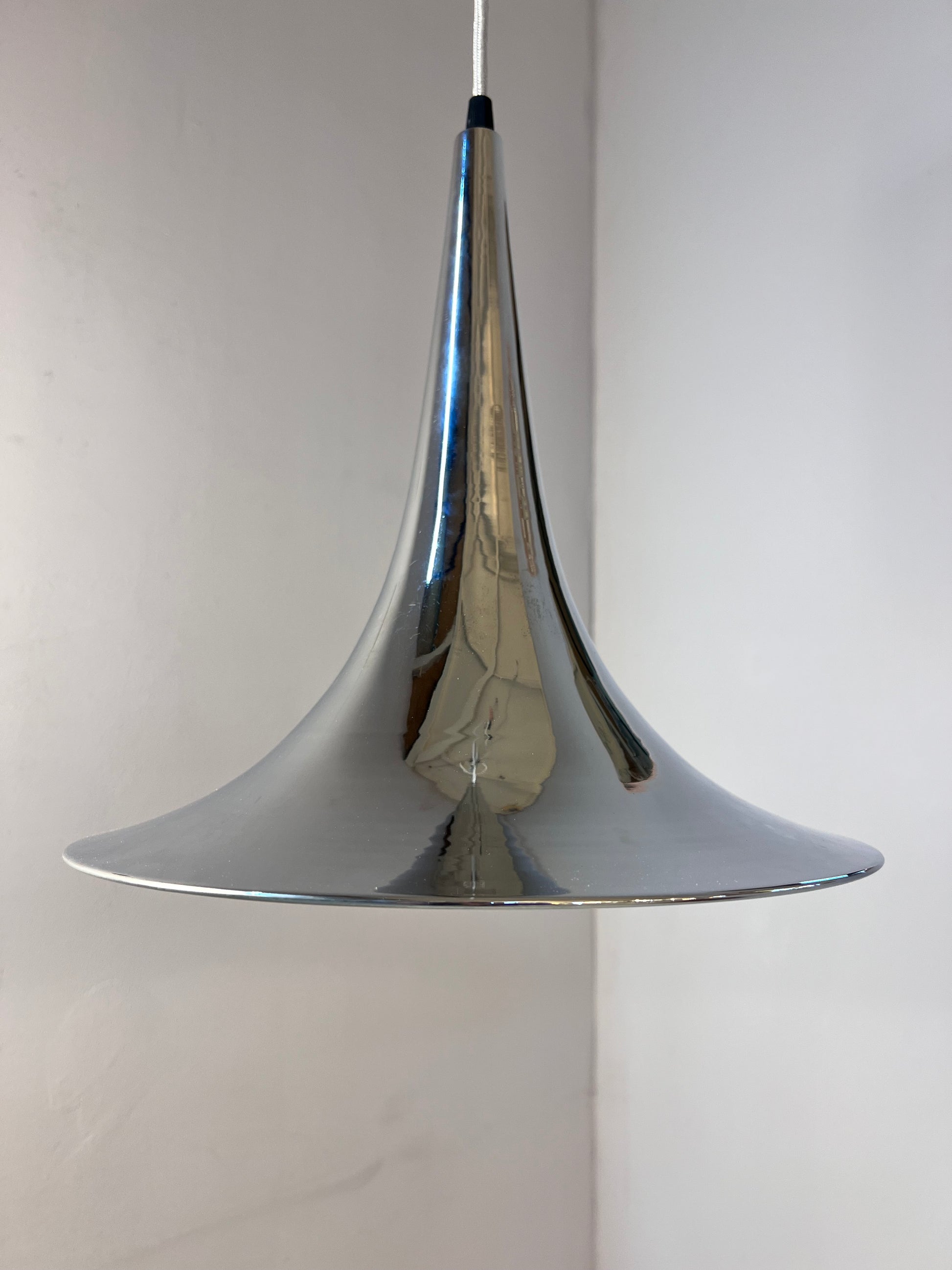 Trichterlampe Chrom Halo Tech Design