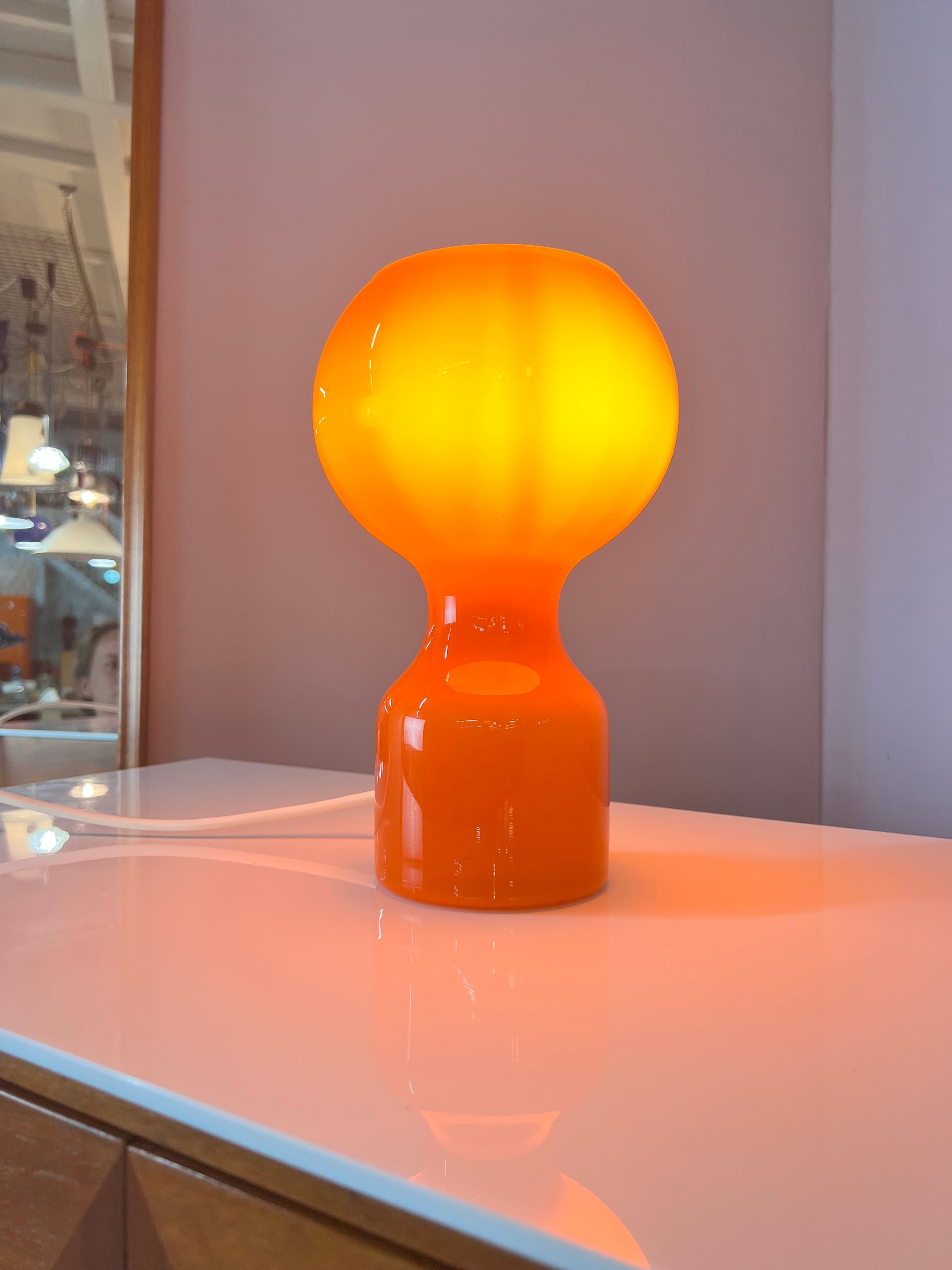 Tischlampe orange von Jean-Paul Emonds-Alt für Philips