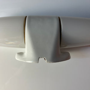 Wandlampe Modell 6068 weiß von Wilhelm Wagenfeld für Lindner