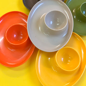 Set: 5x Eierbecher stapelbar Kunststoff 70er