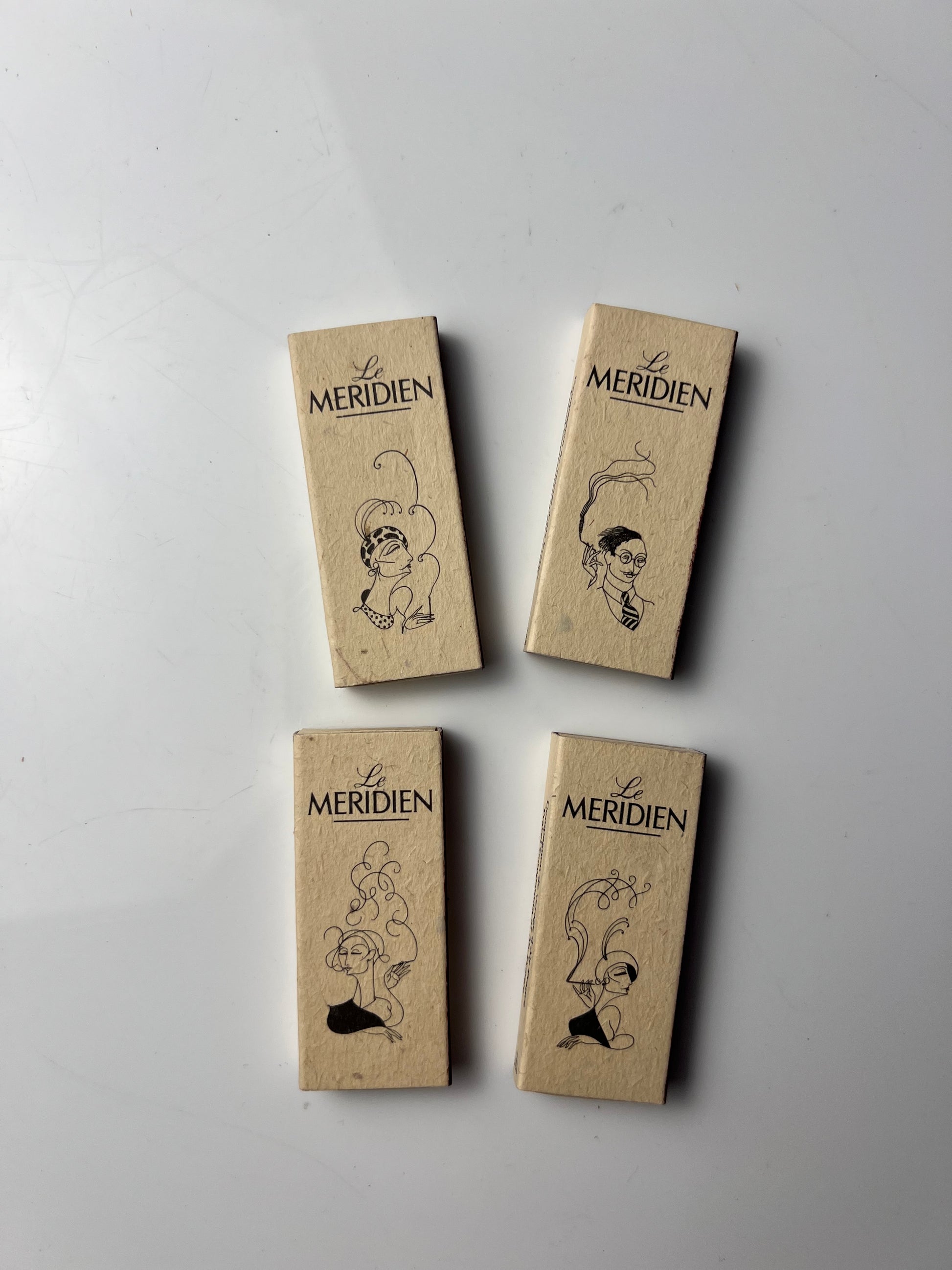 Set: Vintage Streichhölzer Le Meridien