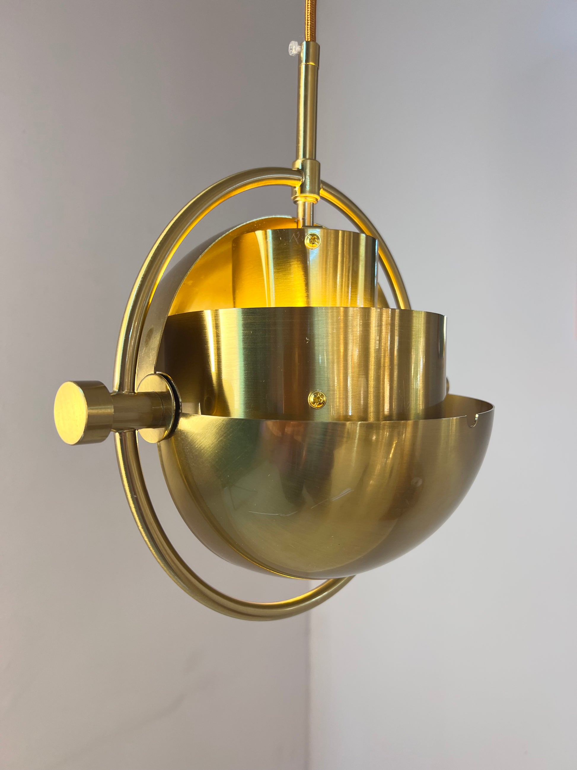 Hängelampe Multi-Lite Messing von Louis Weisdorf für GUBI