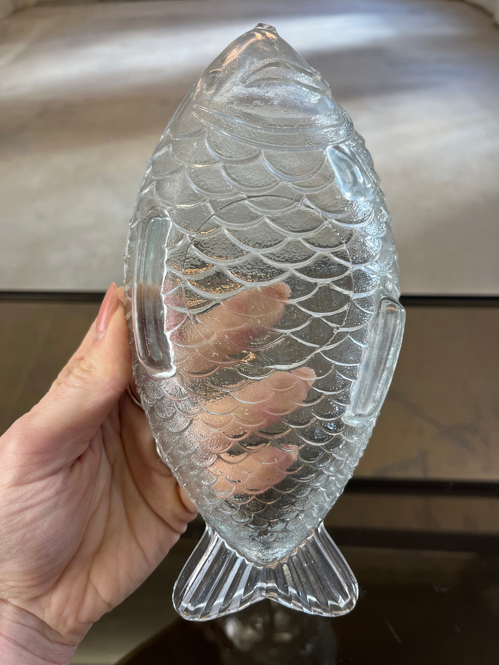 Schale Fisch von Ankerglas Bernsdorf