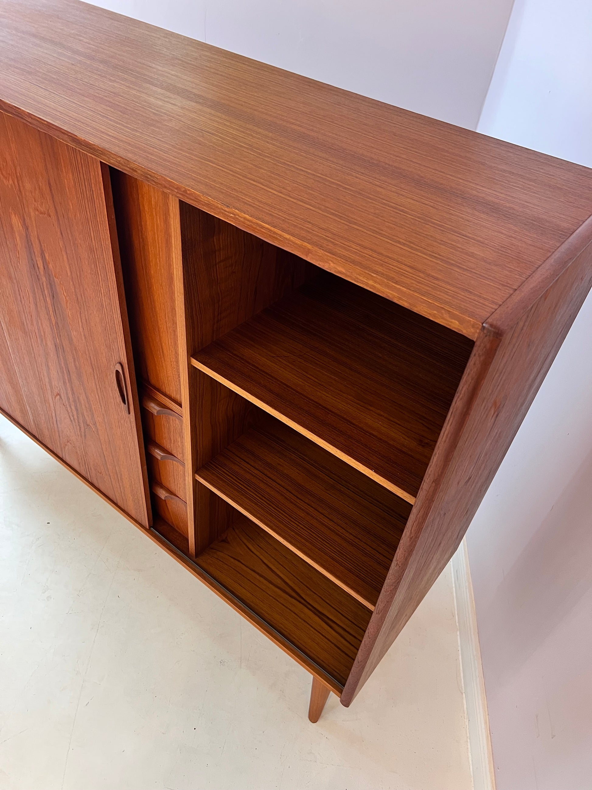 Highboard Teak von Tibergaard aus Dänemark