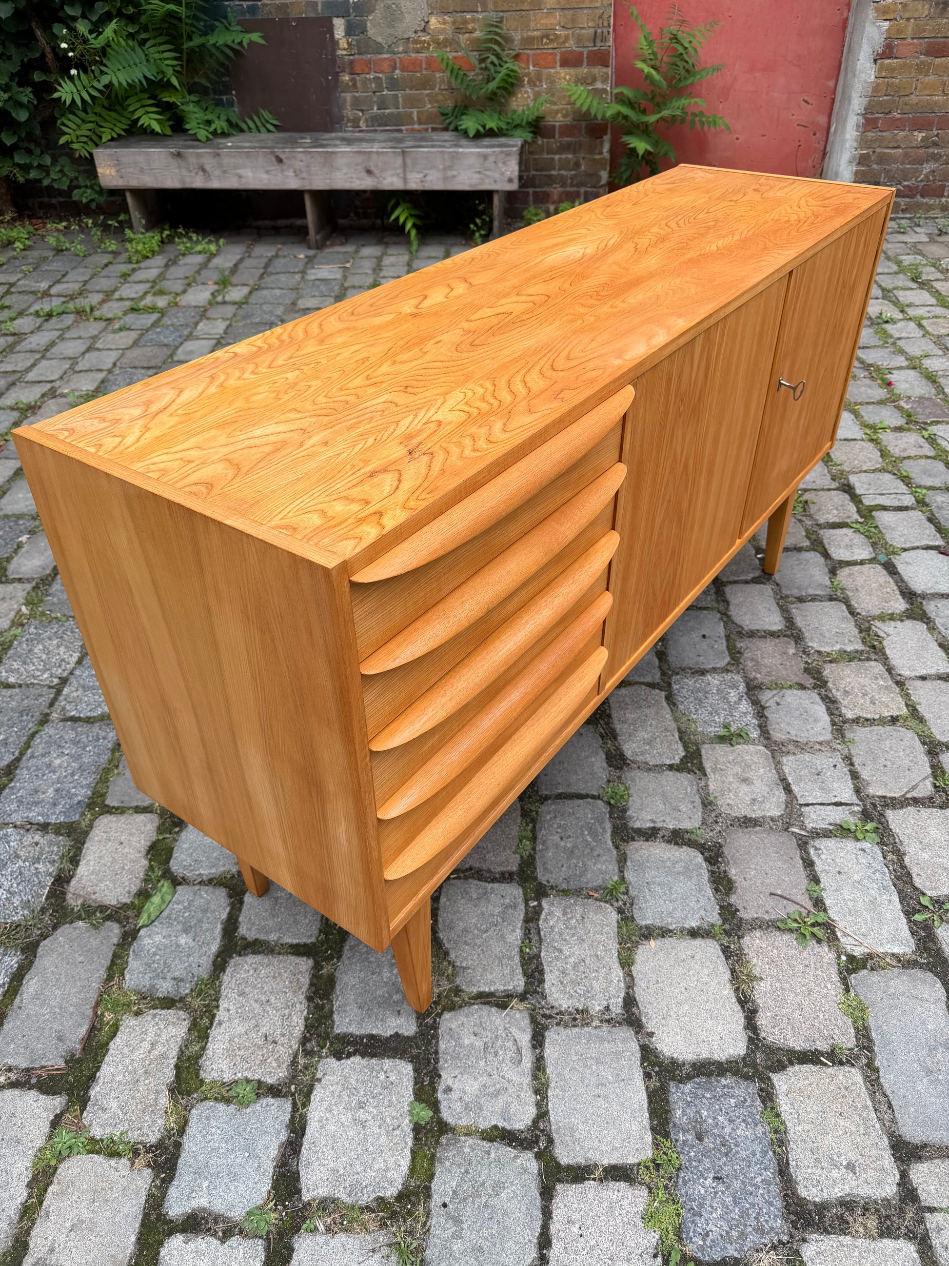 Sideboard Typ 602/K Esche von Franz Ehrlich für Hellerau