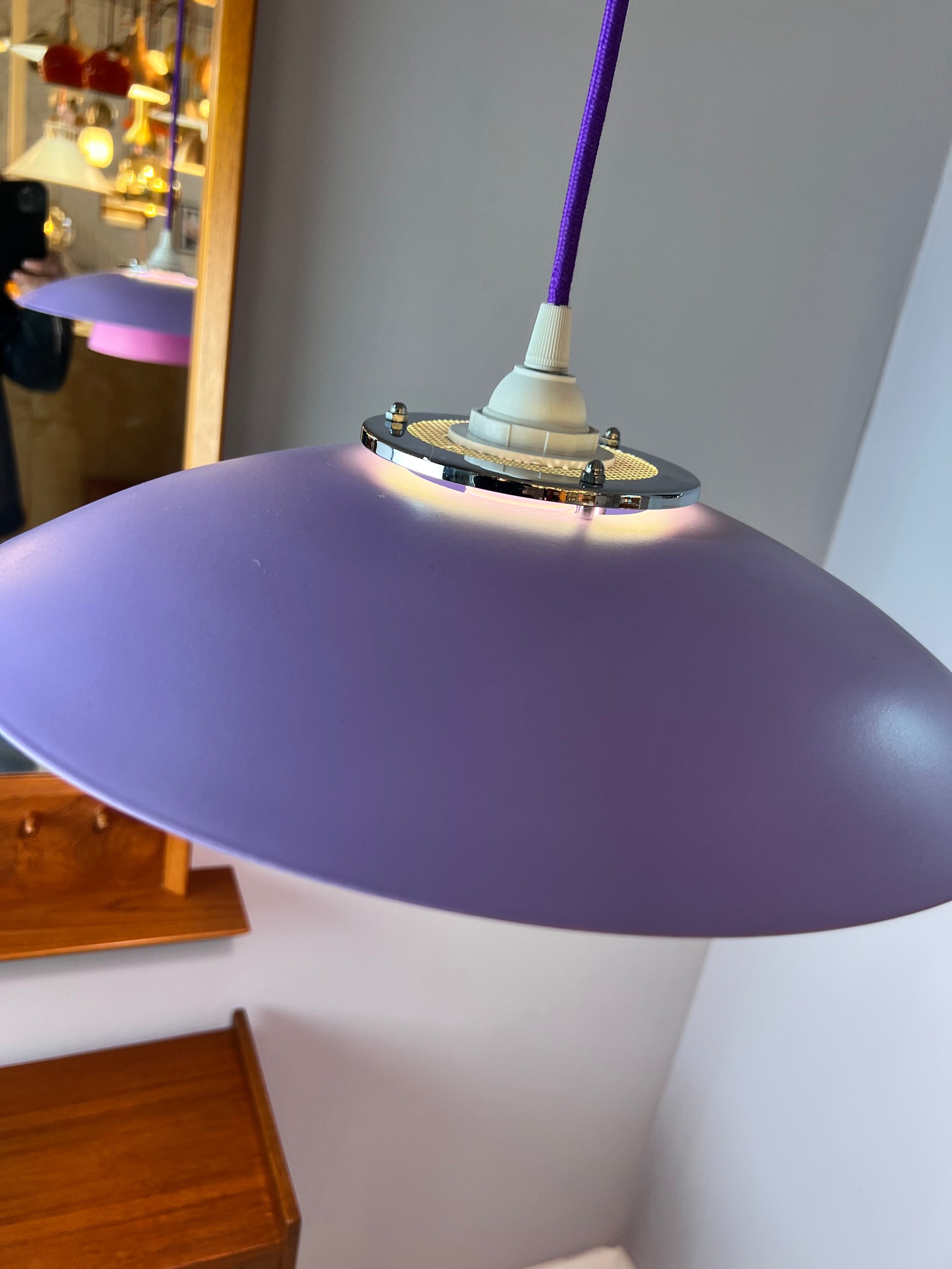 Lamellenlampe neu lackiert Dänemark