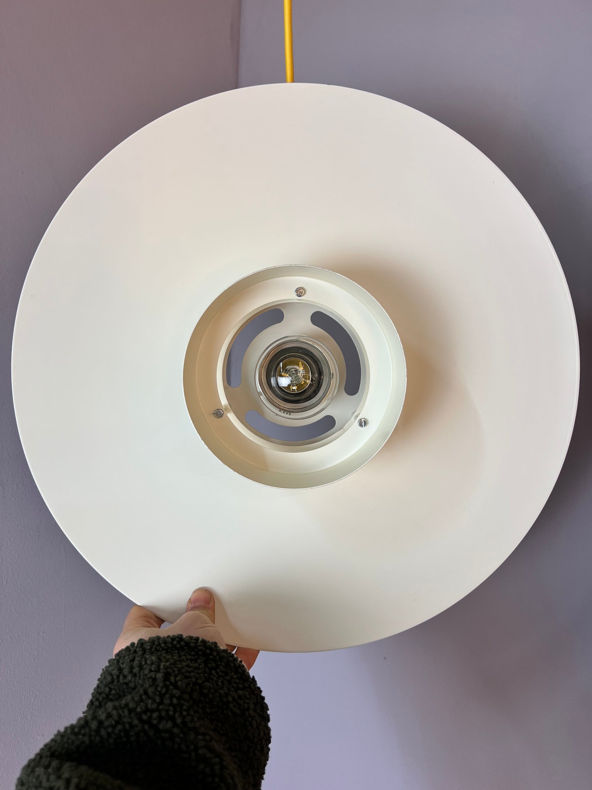 Lamellenlampe weiß aus Dänemark
