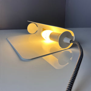 Wandlampe weiß Metall aus Dänemark