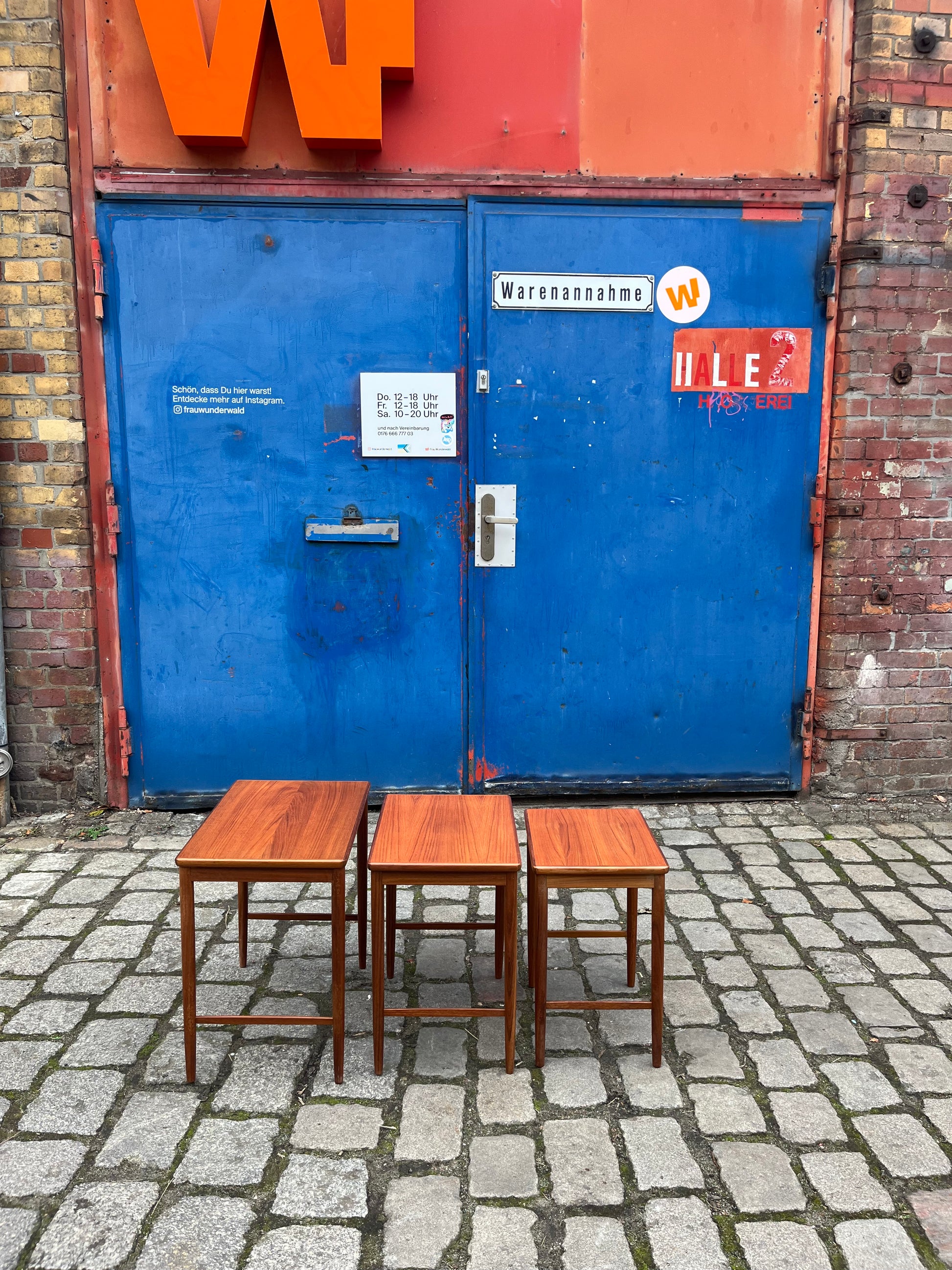 Satztische Teak von Opal Kleinmöbel