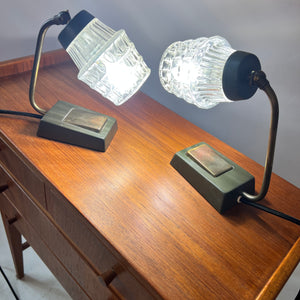 Set: 2x Tischlampe 50er