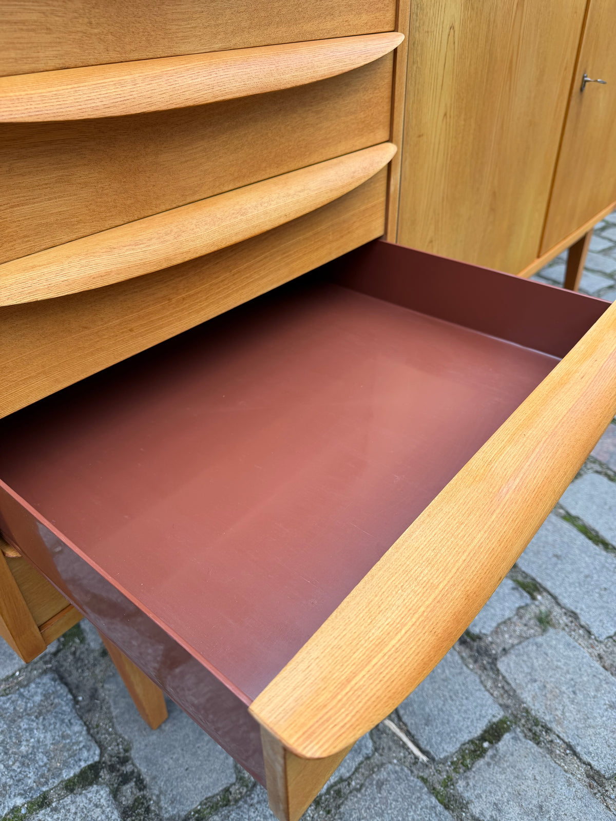 Sideboard Typ 602/K Esche von Franz Ehrlich für Hellerau