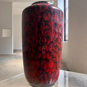 Bodenvase Lava 517-38 rot von Scheurich West Germany