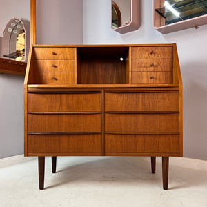 Kommode mit Arbeitsfläche Teak aus Dänemark