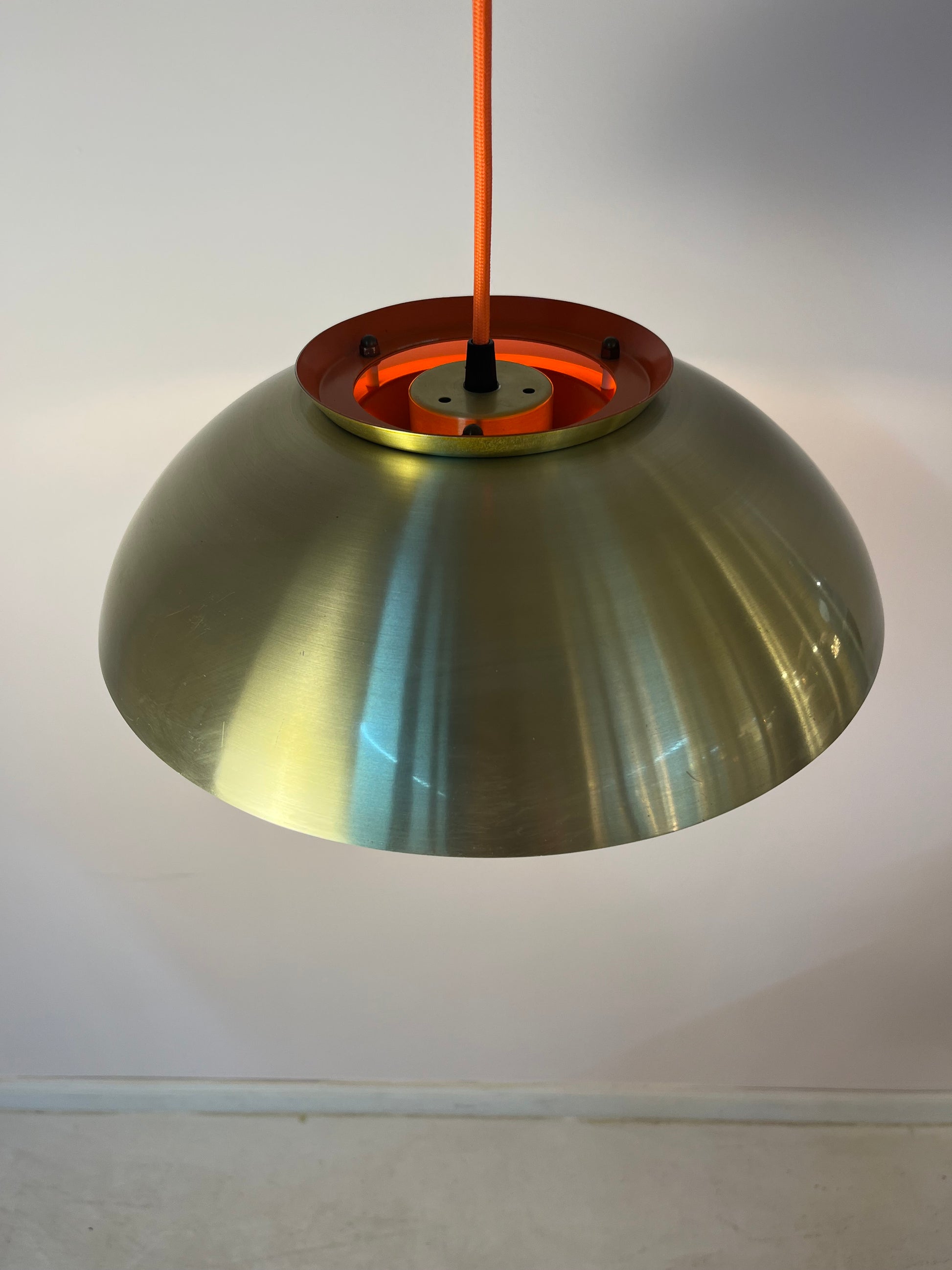 Lamellenlampe gold orange aus Dänemark