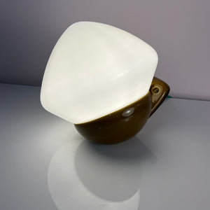 Wandlampe Modell 6030 oliv von Sigvard Bernadotte für Ifö