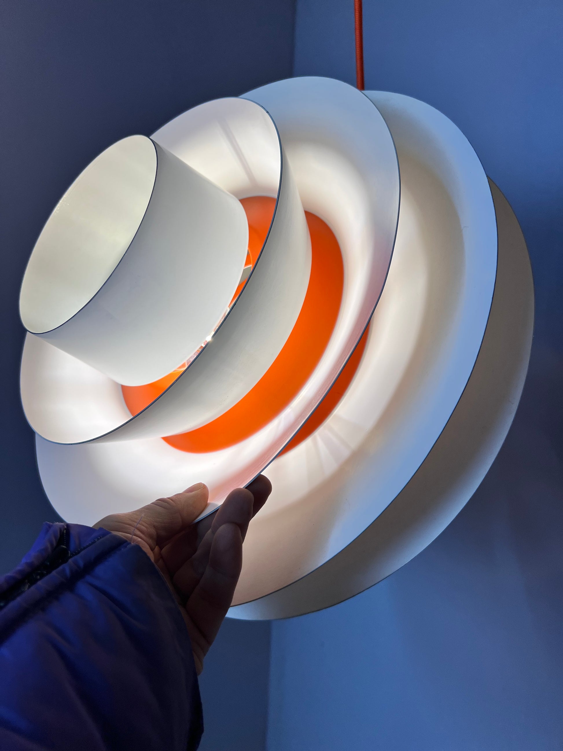 Hängelampe Verona von Svend Middelboe für Nordisk Solar