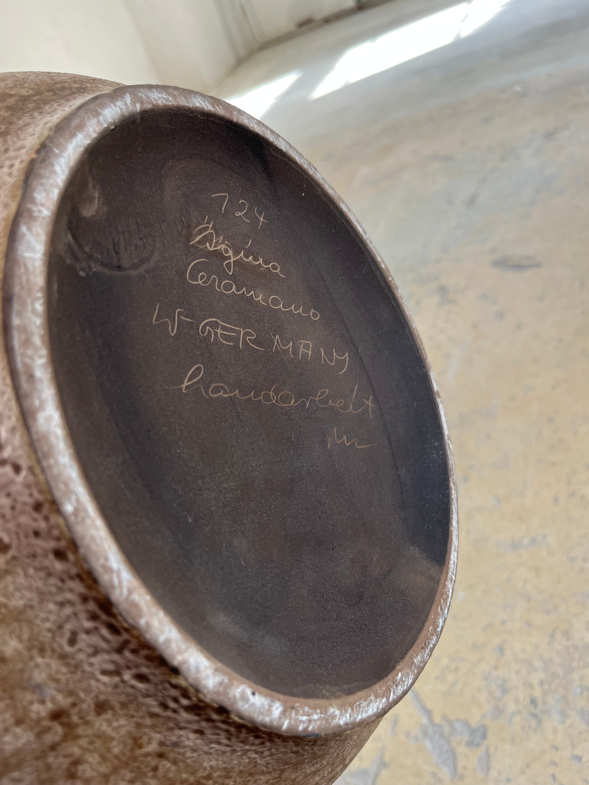 Bodenvase Ägina 124 von Ceramano West Germany