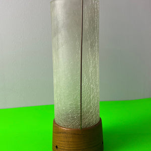 Windlicht Teak Glas