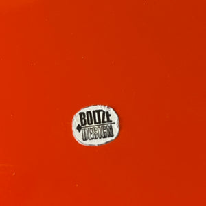 Tablett orange Metall von Boltze Design
