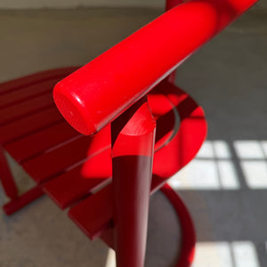 Armlehnstuhl rot von Allmilmö