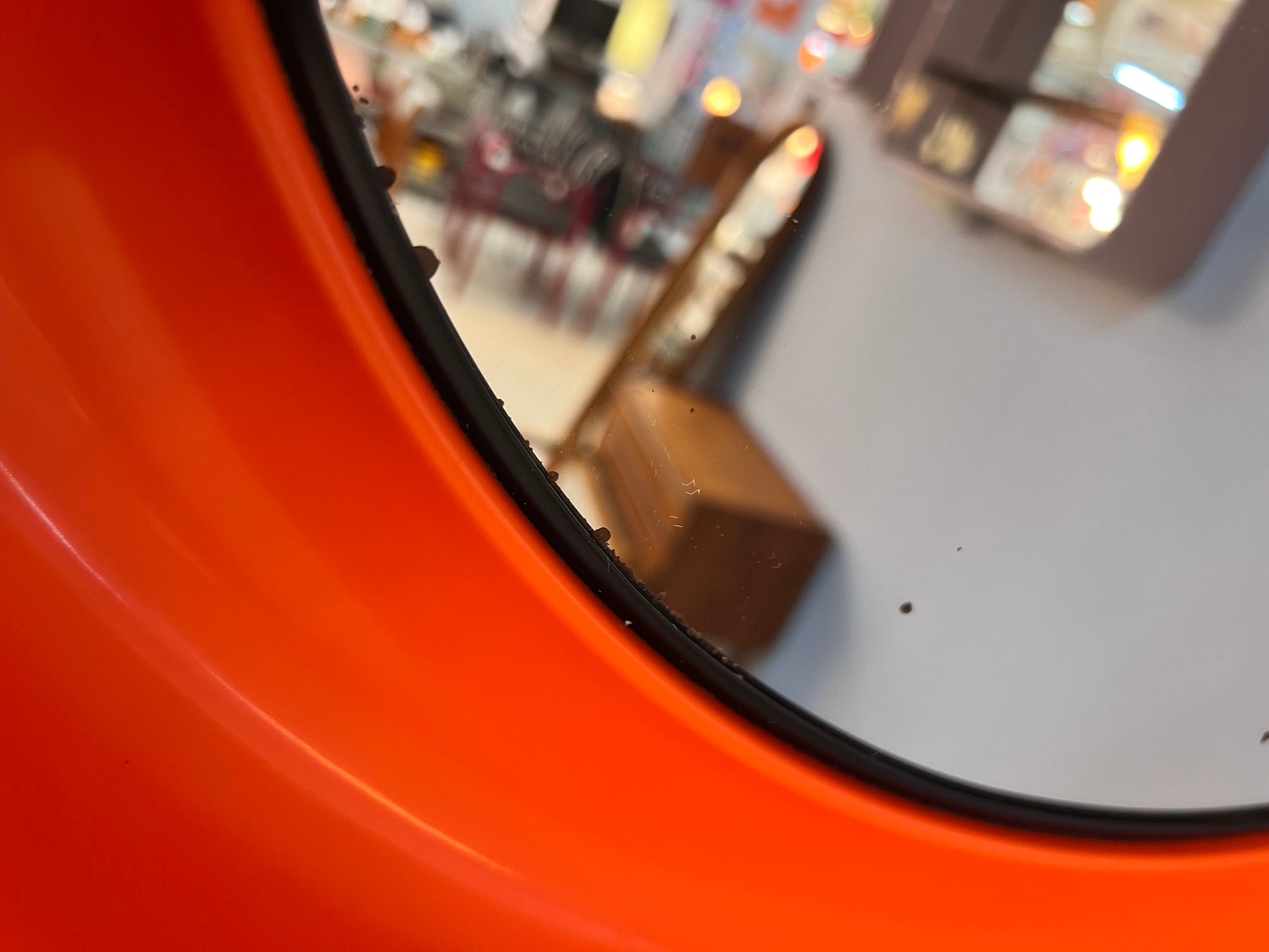 Spiegel orange aus Dänemark 70er