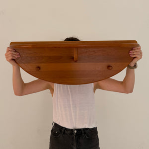 Halbrunde Garderobe Teak von Lysgaard Møbler