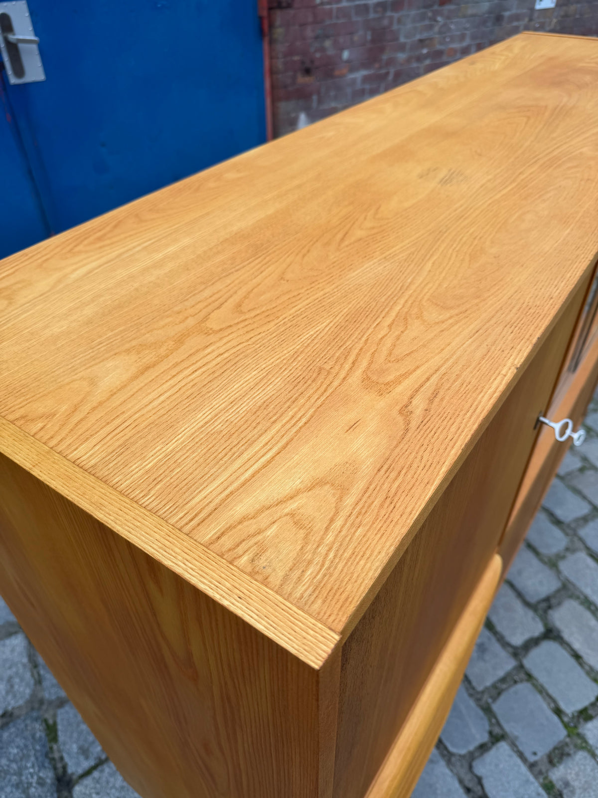 Highboard Typ 602/G Esche von Franz Ehrlich für Hellerau