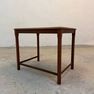Beistelltisch Teak & blaue Fliesen aus Dänemark