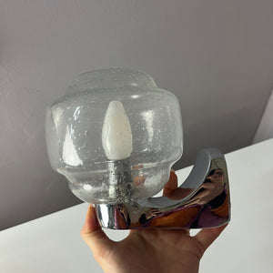 Wandlampe Einschlussglas Chrom von Novus in Originalverpackung