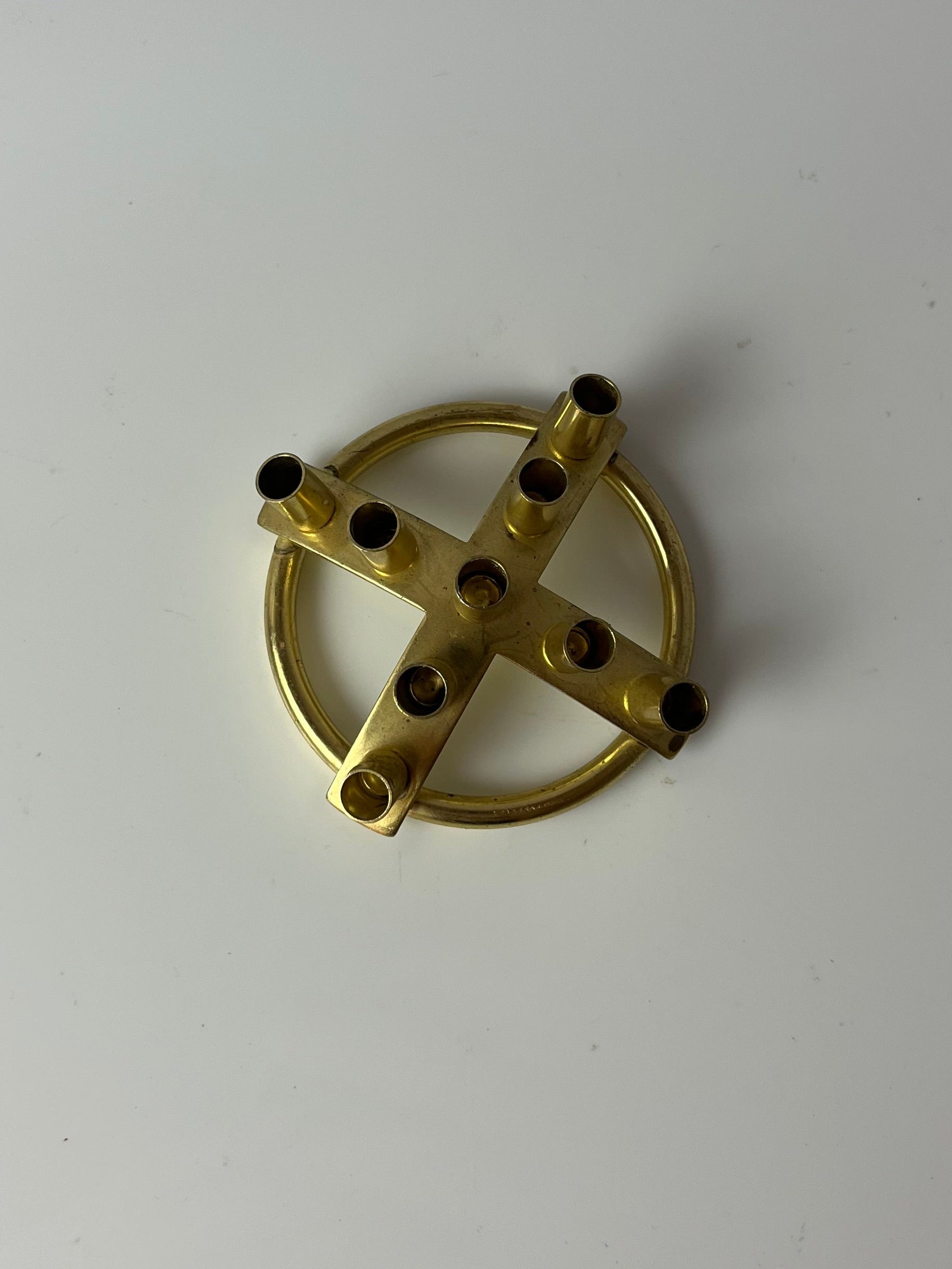 Kerzenständer Messing von Scandia Design Hellerup