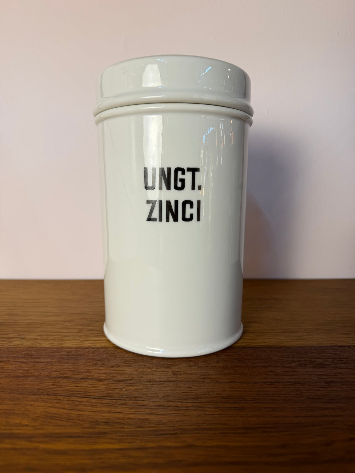 Apothekerdose Ungt. Zinci weiß Porzellan - 1000 ml