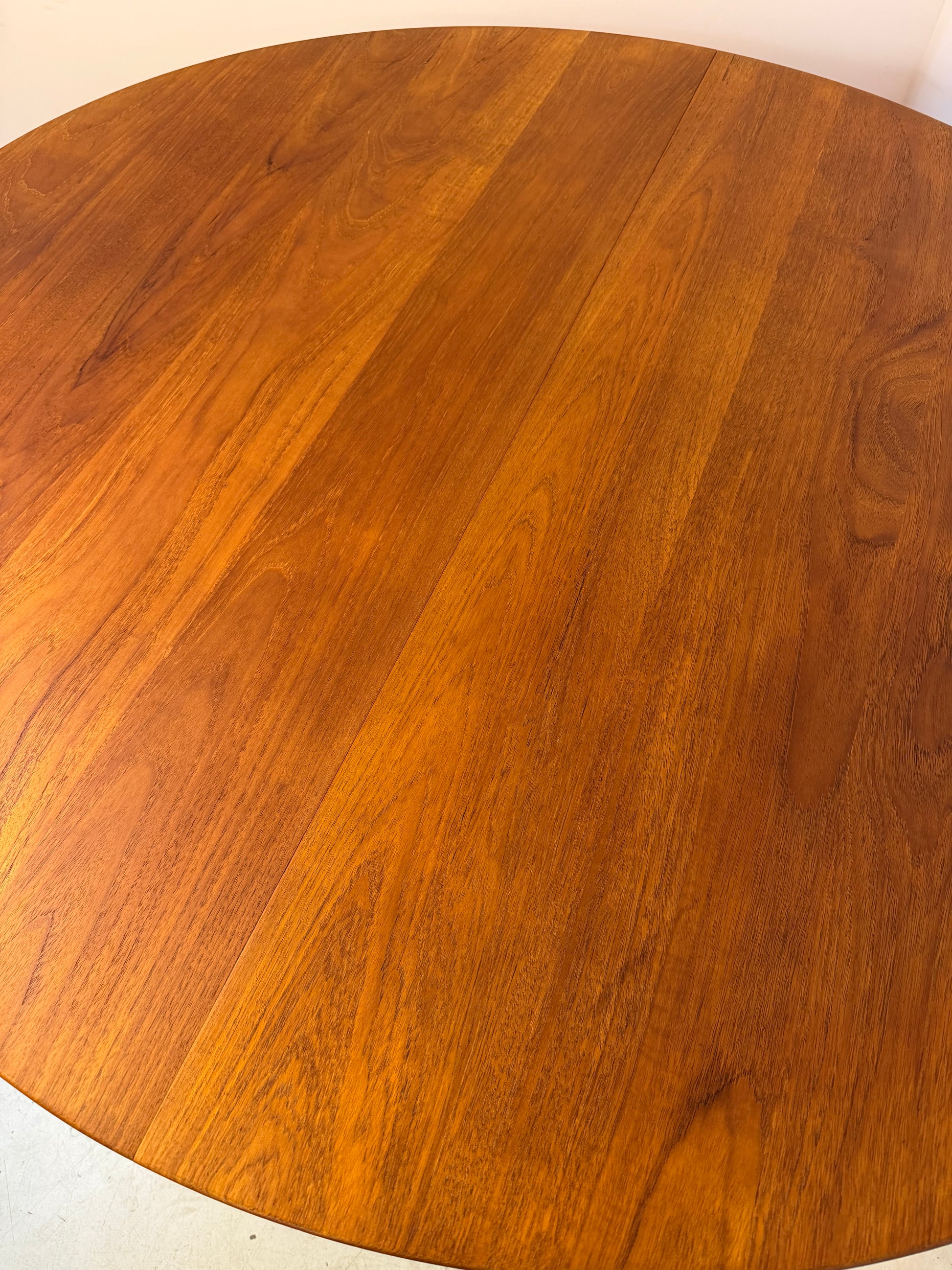 Runder Esstisch Modell 311 Teak von Peter Hvidt & Orla Mølgaard-Nielsen für Søborg Møbelfabrik