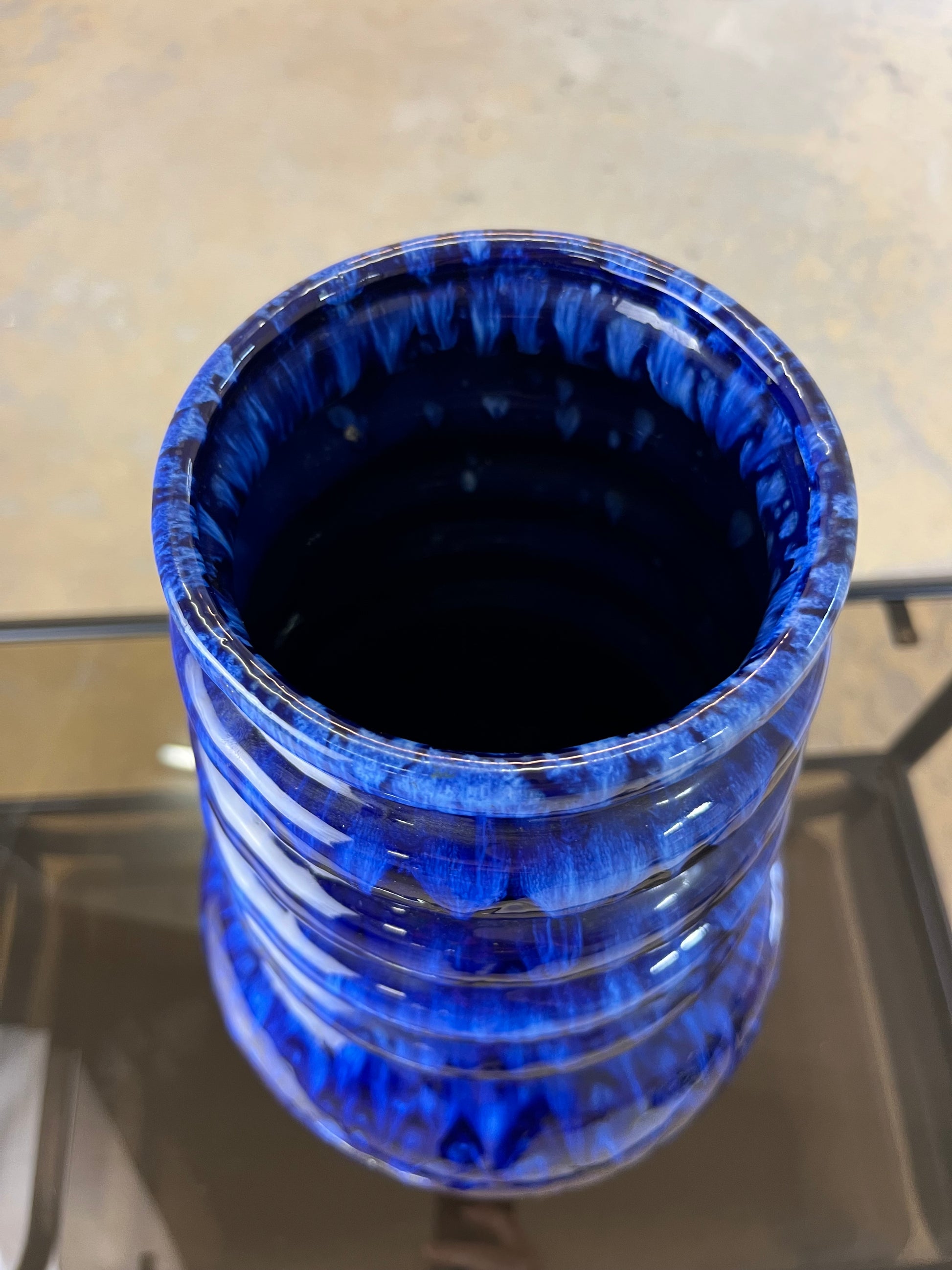 Vase 269-40 blau verlaufend von Scheurich