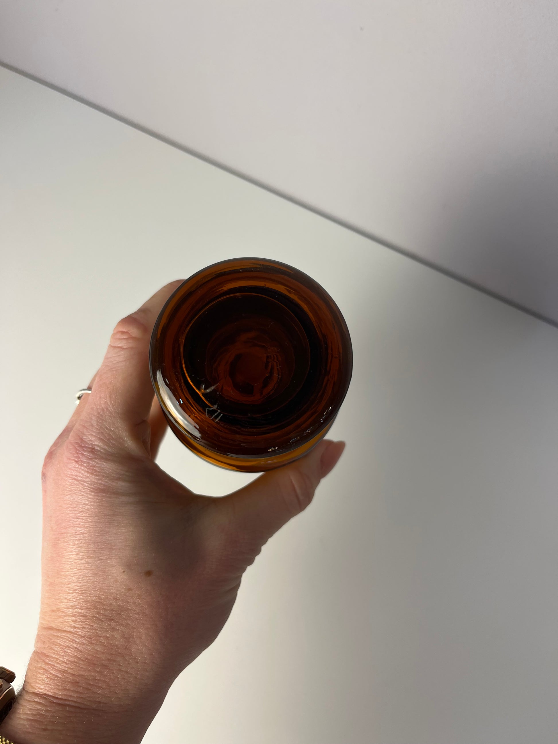 Apothekerglas Acid. Acetylosalicyl braun