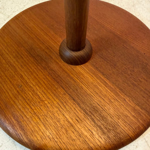 Stehlampe Maiglöckchen von Domus Teak und Rohseide