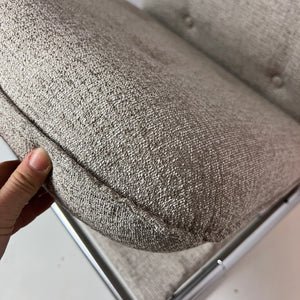 Sessel Halina beige Chrom von Hellerau