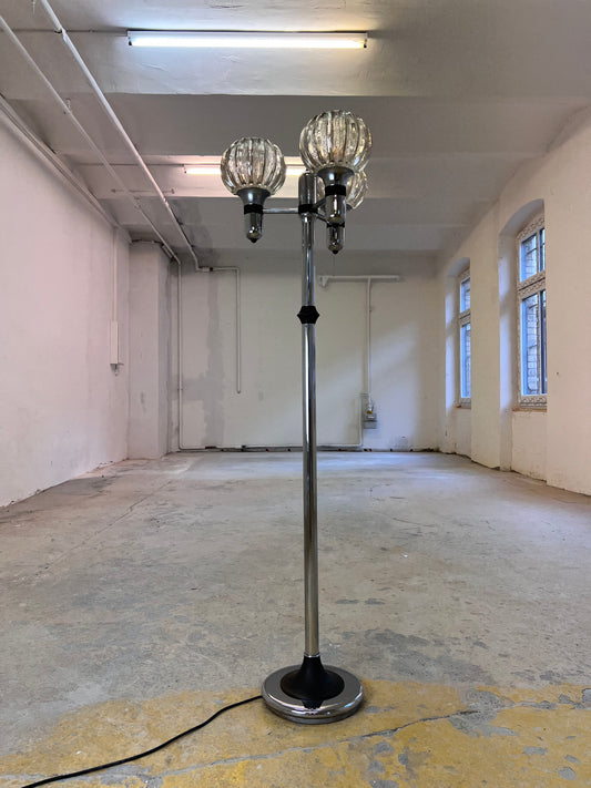Stehlampe Chrom 70er