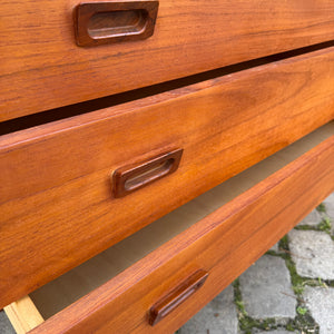 Bücherregal Teak mit Sekretär von Johannes Sorth für Nexø