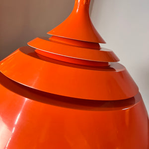 Hängelampe orange von Hans-Agne Jakobsson für Lyfa