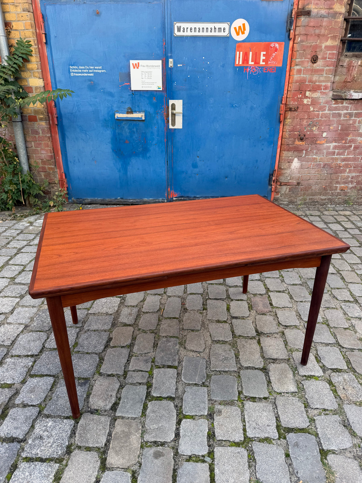 Ausziehbarer Esstisch Teak aus Dänemark