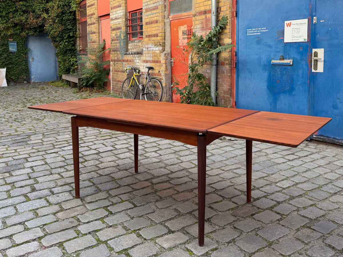 Ausziehbarer Esstisch Teak aus Dänemark