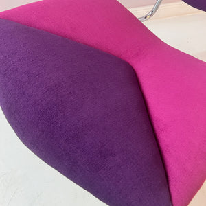 Sessel VERMUND VL 135 lila pink Chrom