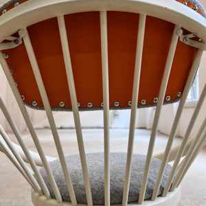 Circle Chair weiß von Yngve Ekström für Swedese