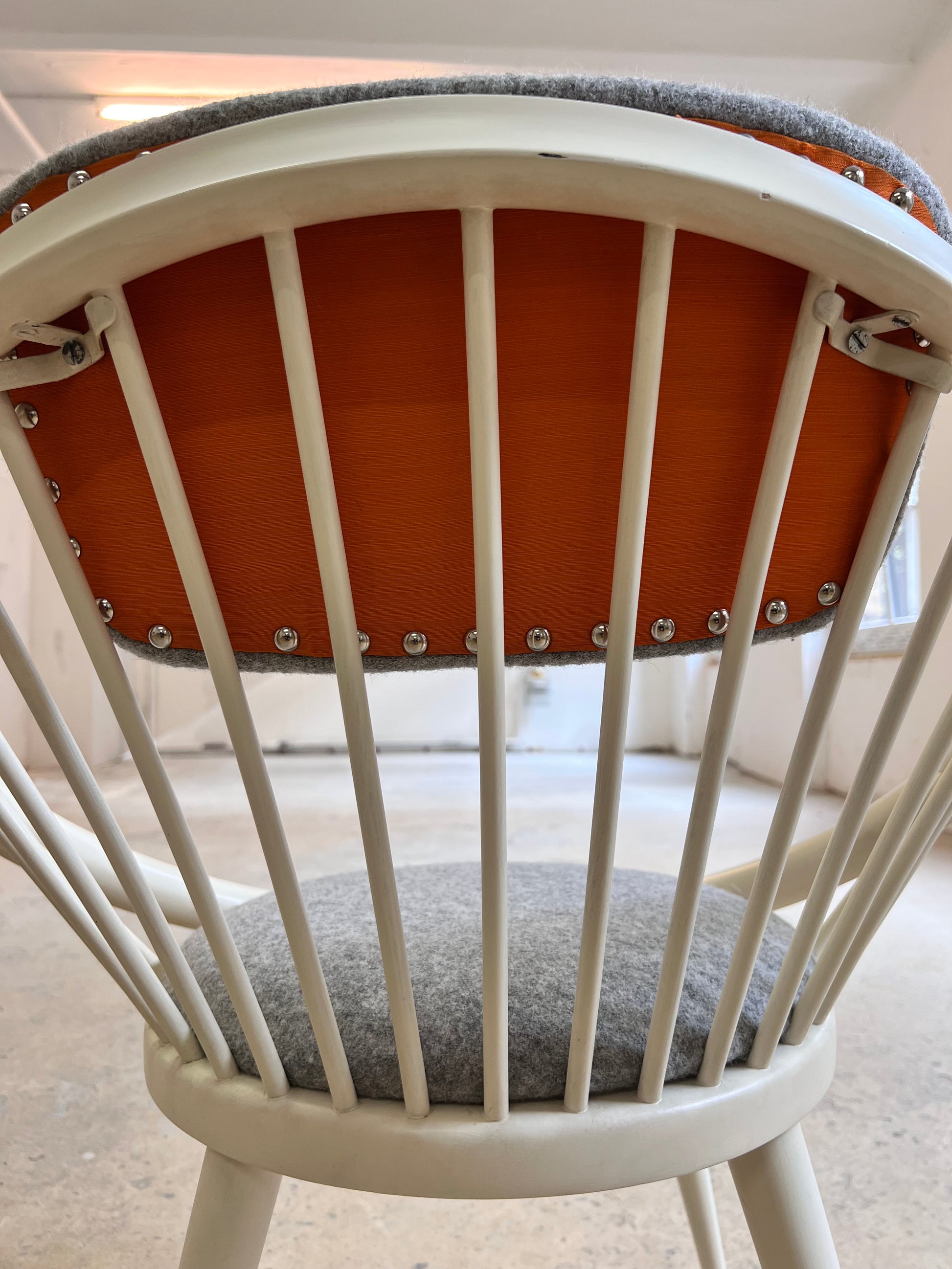 Circle Chair weiß von Yngve Ekström für Swedese