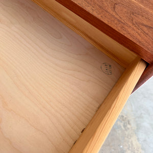 Kommode Teak mit Schloss aus Dänemark