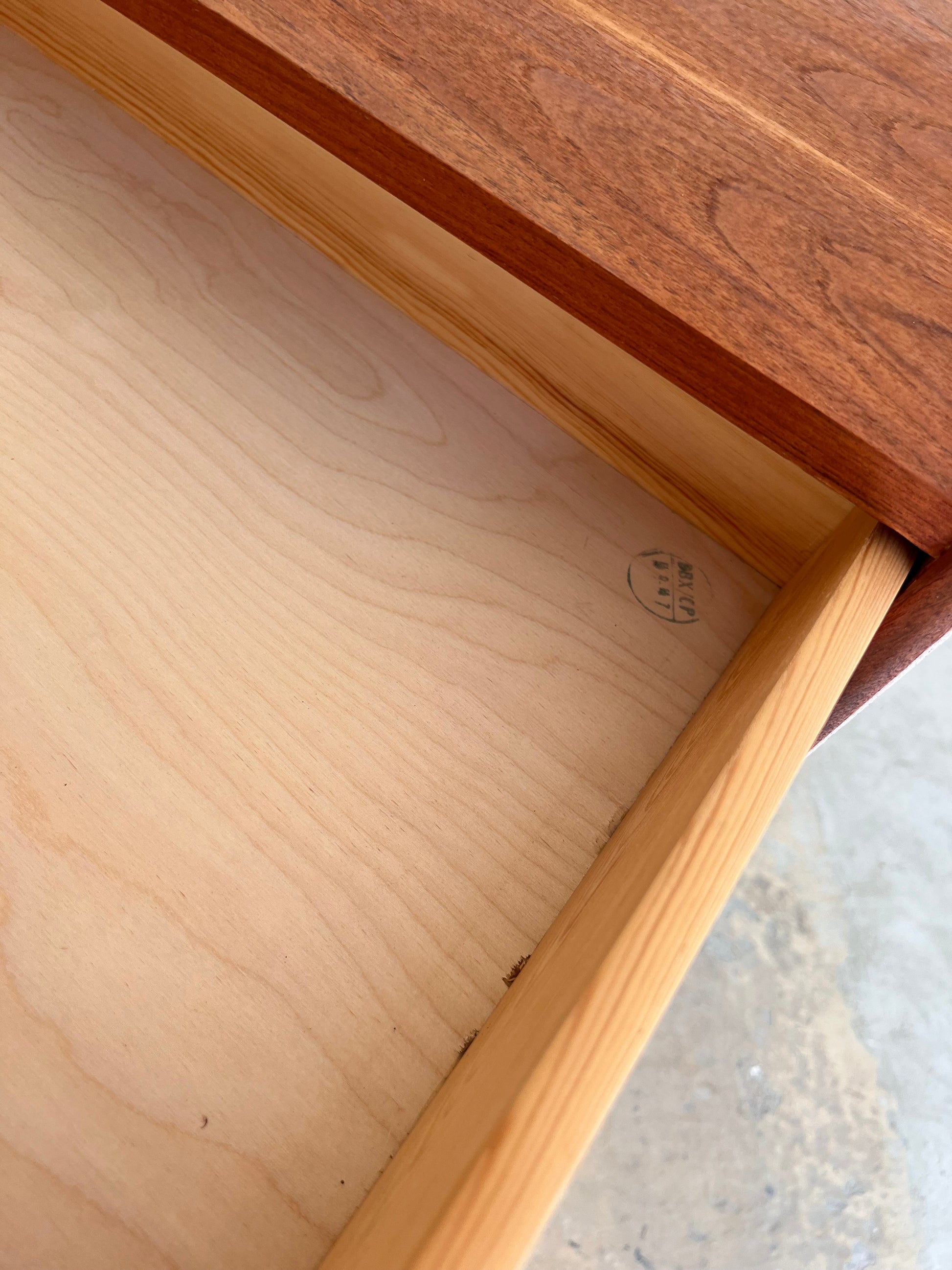Kommode Teak mit Schloss aus Dänemark