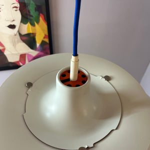 Lamellenlampe PH5 weiß von Poul Henningsen für Louis Poulsen