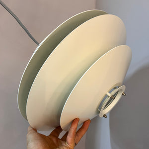 Lamellenlampe weiß