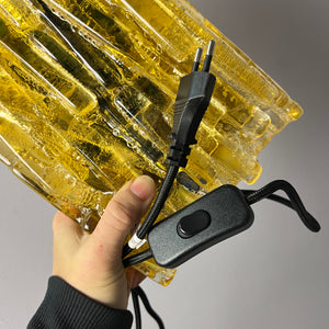Wandlampe gelb von Claus Bolby für Cebo